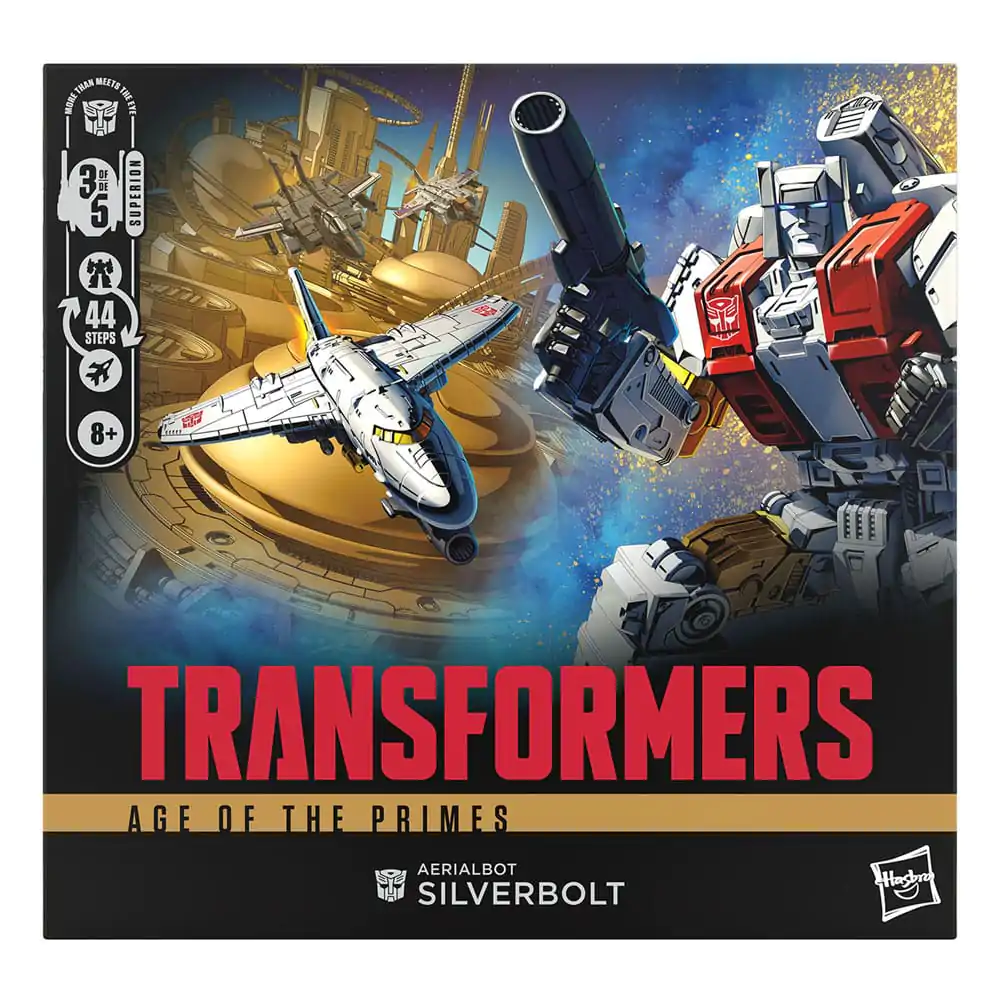 Transformers Age of the Primes Commander Class Akčná figúrka Aerialbot Silverbot 18 cm produktová fotografia