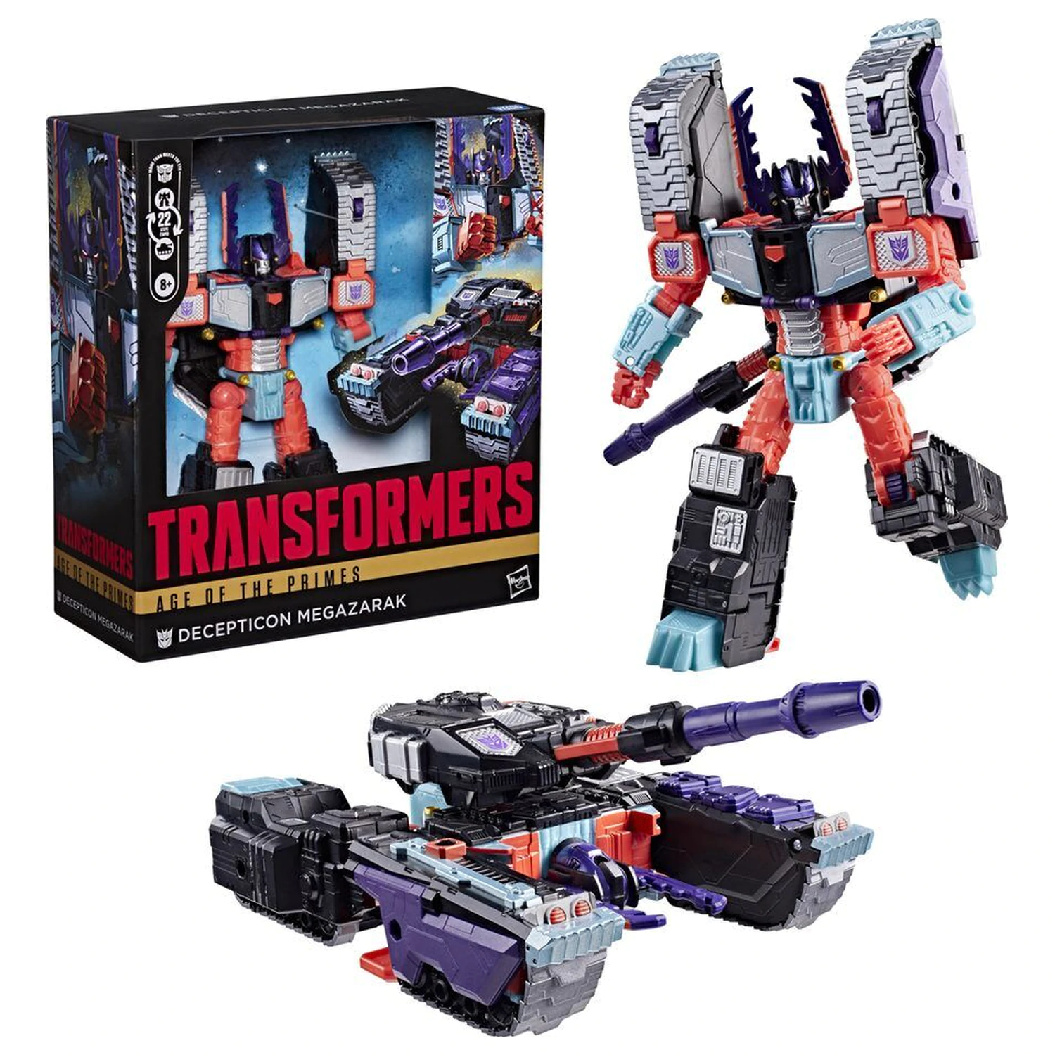 Transformers Age Of The Primes Decepticon Megazarak figúrka 19cm produktová fotografia