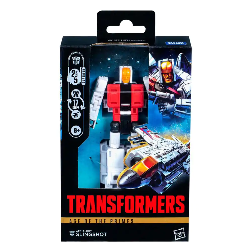 Transformers Age of the Primes Deluxe Class Akčná figúrka Aerialbot Slingshot 14 cm produktová fotografia