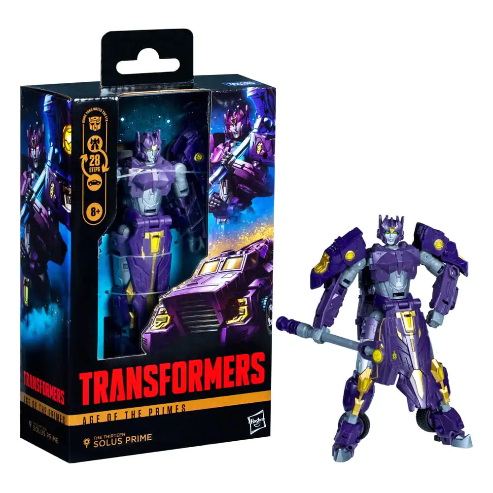 Transformers Age of the Primes Deluxe Class akčná figúrka The Thirteen Autobot Solus Prime 14 cm produktová fotografia