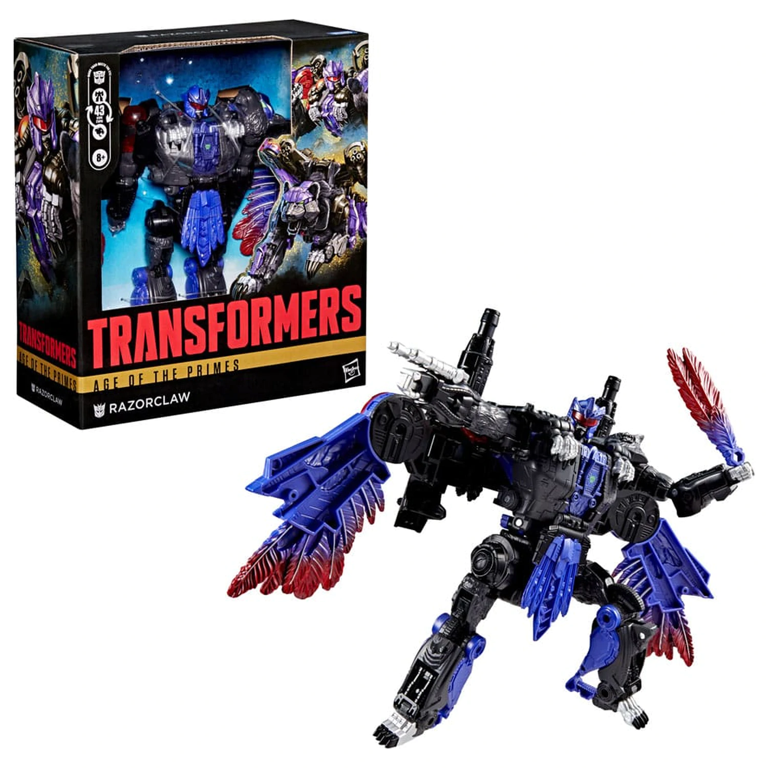 Transformers Age of the Primes Leader Class akčná figúrka Razorclaw 19 cm produktová fotografia