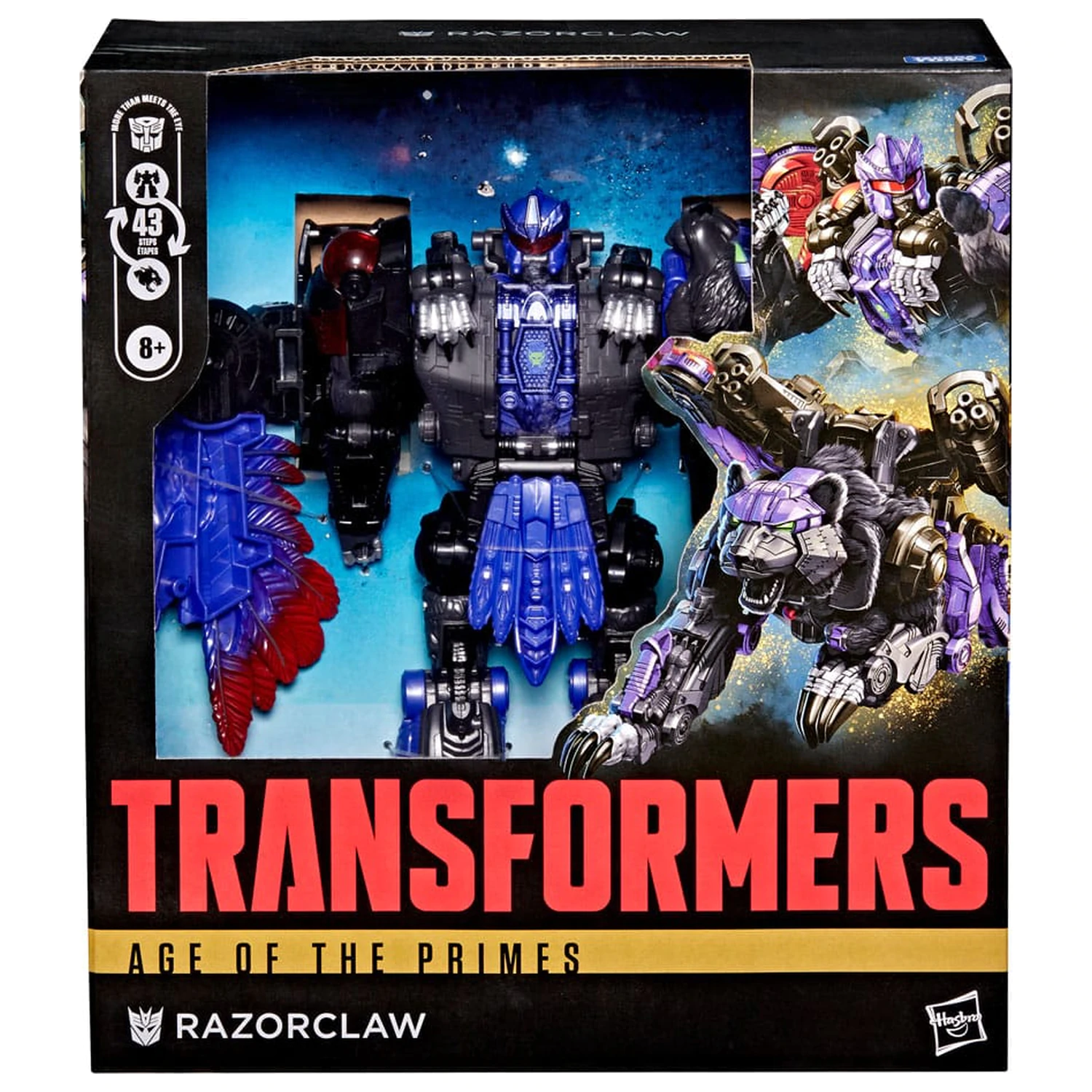 Transformers Age of the Primes Leader Class akčná figúrka Razorclaw 19 cm produktová fotografia