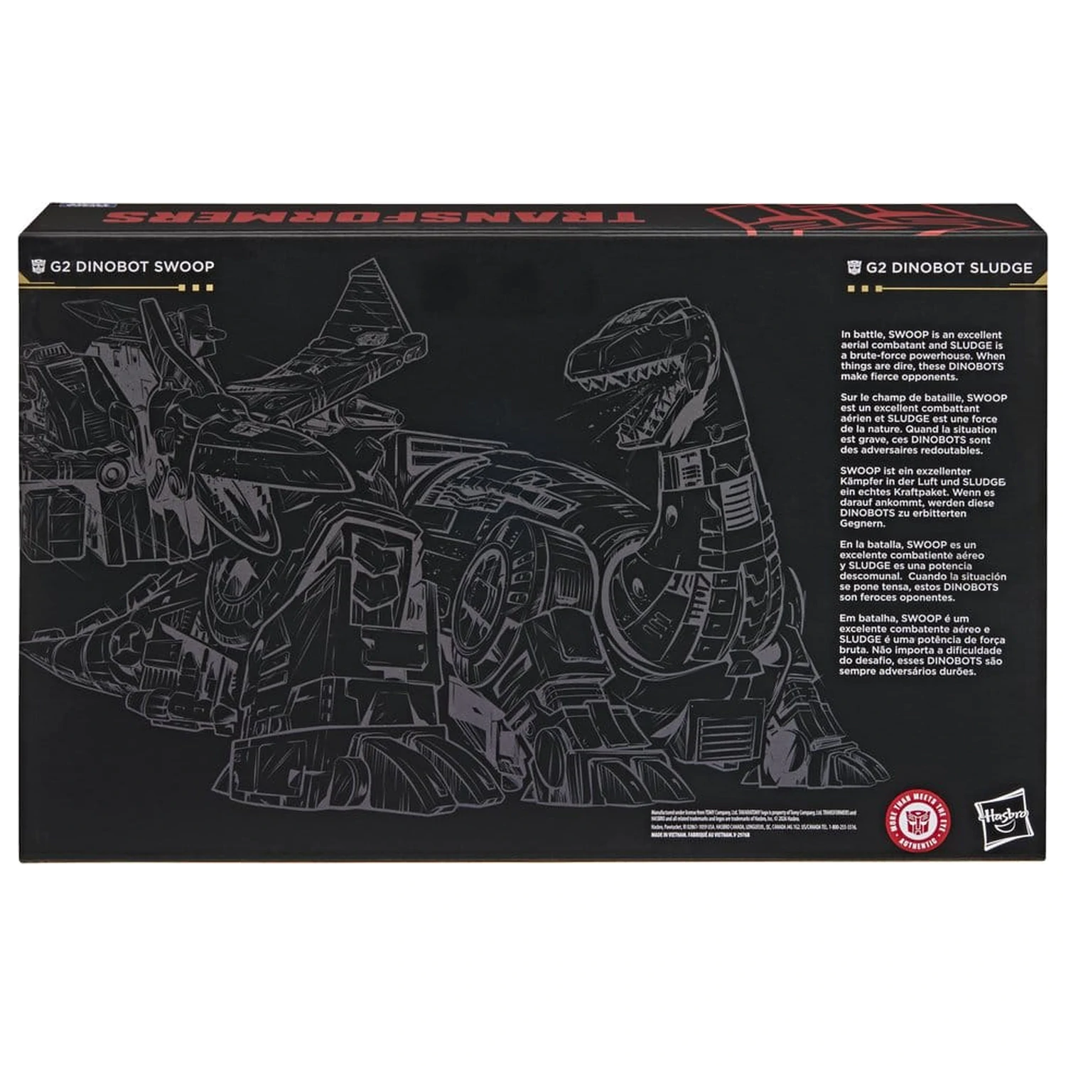 Transformers Age of the Primes Leader Class akčná figúrka 2-balenie G2 G2 Dinobot Swoop & G2 Dinobot Sludge 19 cm produktová fotografia
