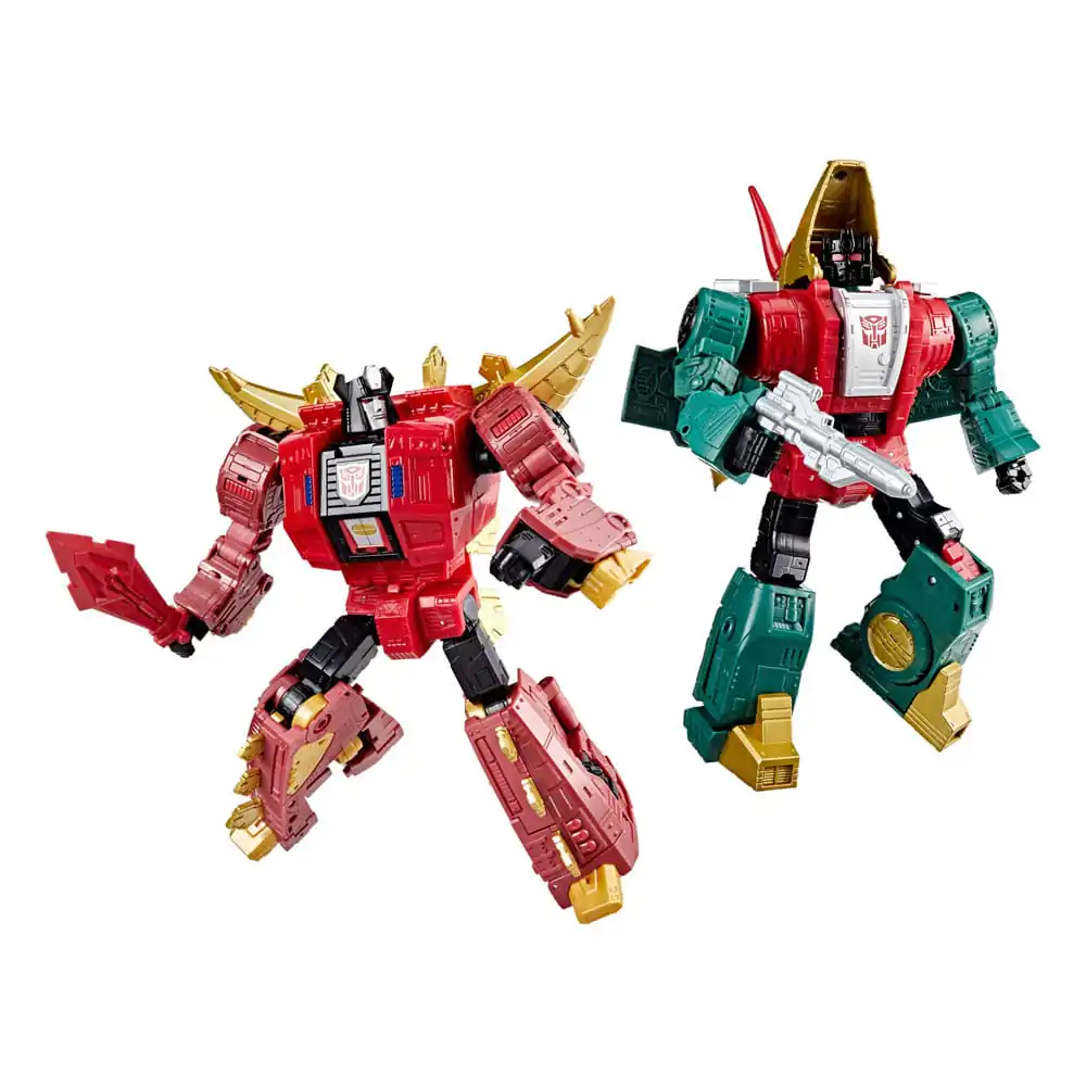Transformers Age of the Primes Leader Class Akčná figúrka G2 Universe Dinobots Snarl & Slug 19 cm produktová fotografia