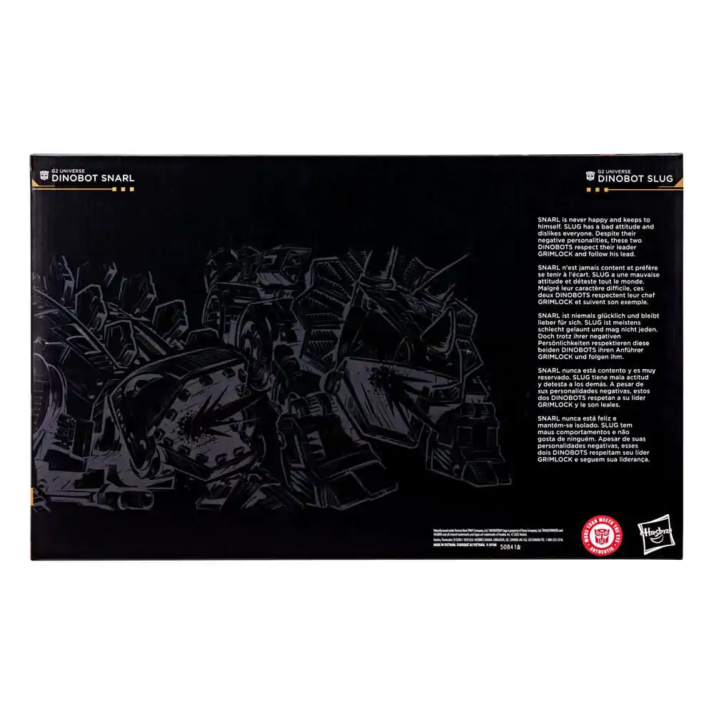 Transformers Age of the Primes Leader Class Akčná figúrka G2 Universe Dinobots Snarl & Slug 19 cm produktová fotografia
