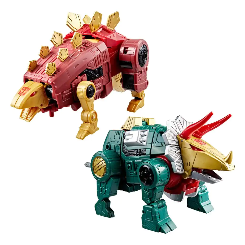 Transformers Age of the Primes Leader Class Akčná figúrka G2 Universe Dinobots Snarl & Slug 19 cm produktová fotografia