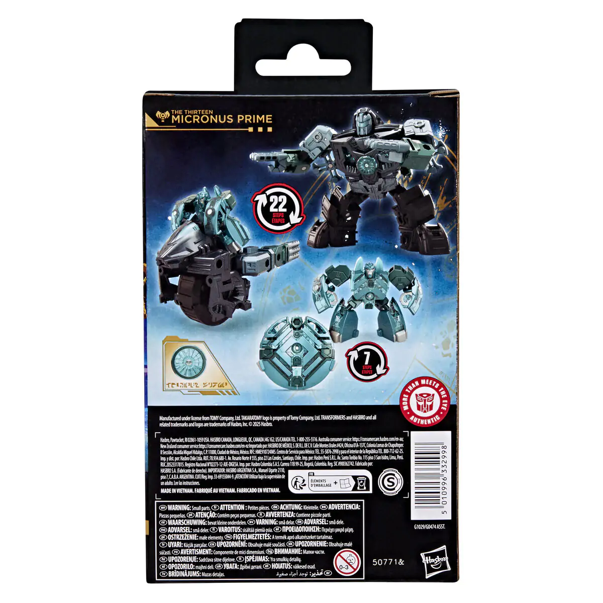 Transformers Age of the Primes Micronus Prime figúrka 14 cm produktová fotografia