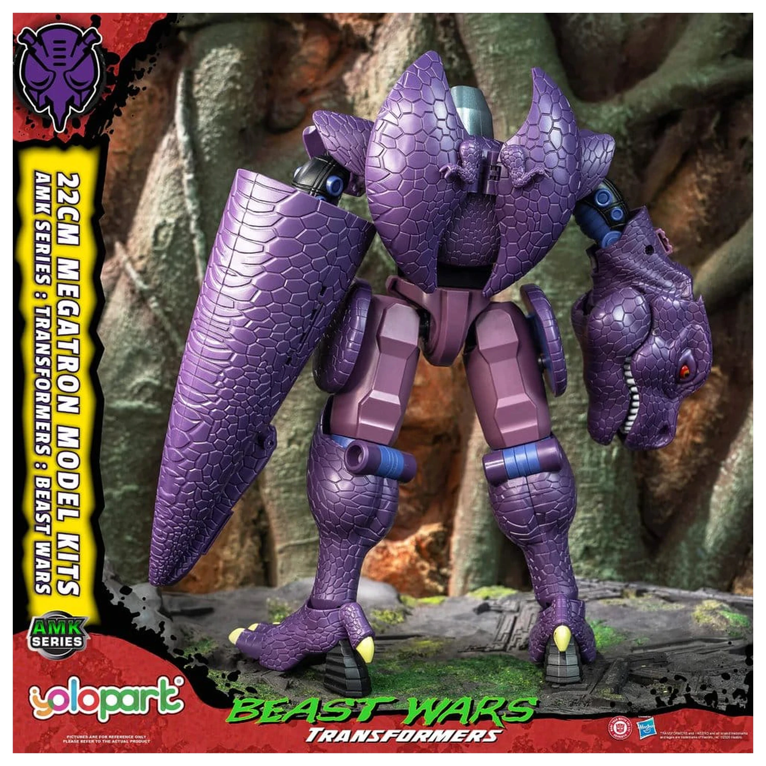 Transformers AMK Series Plastová modelová súprava Beast Wars Megatron 22 cm produktová fotografia