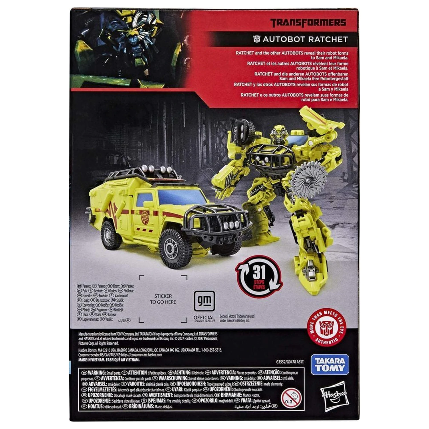 Transformers Autobot Ratchet figúrka 16,5 cm produktová fotografia