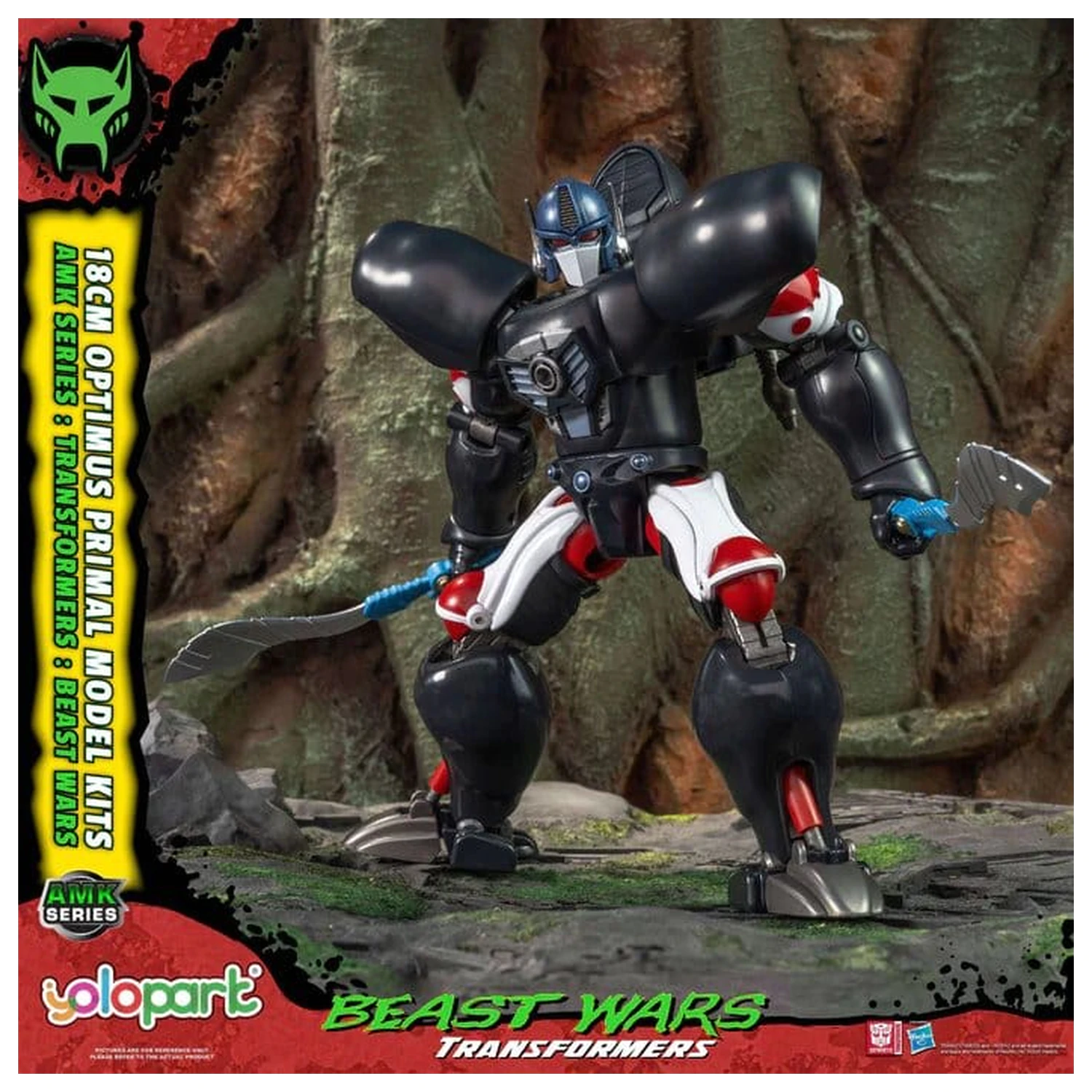 Transformers: Beast Wars AMK Series plastový model súprava Optimus Primal 18 cm produktová fotografia