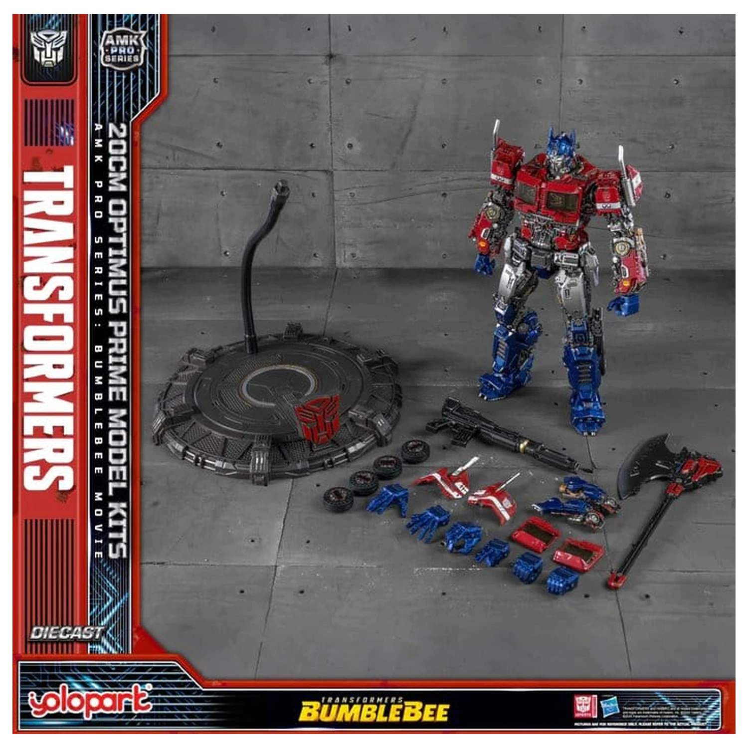Transformers: Bumblebee AMK PRO Series Plastiková Modelová Súprava Optimus Prime 20 cm produktová fotografia