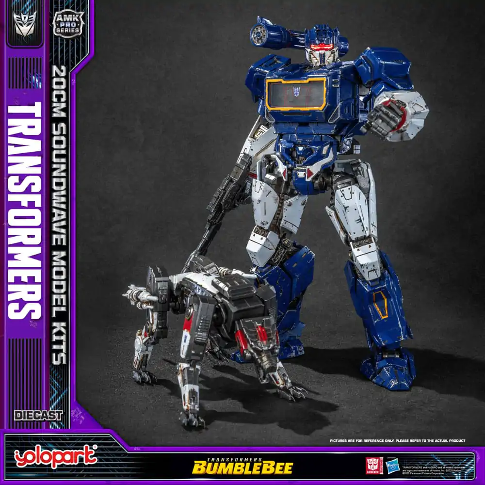 Transformers: Bumblebee AMK Pro Series plastová stavebnica modelu Soundwave (Oversea Version) 20 cm produktová fotografia