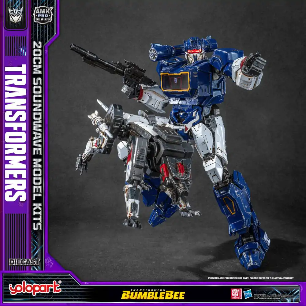 Transformers: Bumblebee AMK Pro Series plastová stavebnica modelu Soundwave (Oversea Version) 20 cm produktová fotografia