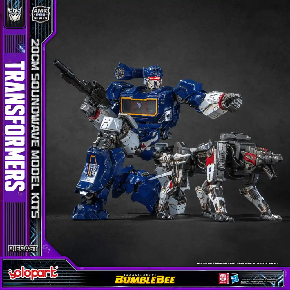Transformers: Bumblebee AMK Pro Series plastová stavebnica modelu Soundwave (Oversea Version) 20 cm produktová fotografia