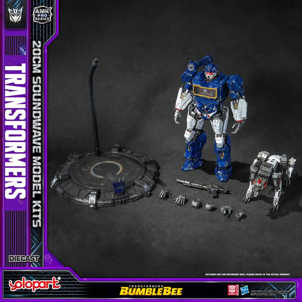 Transformers: Bumblebee AMK Pro Series plastová stavebnica modelu Soundwave (Oversea Version) 20 cm produktová fotografia