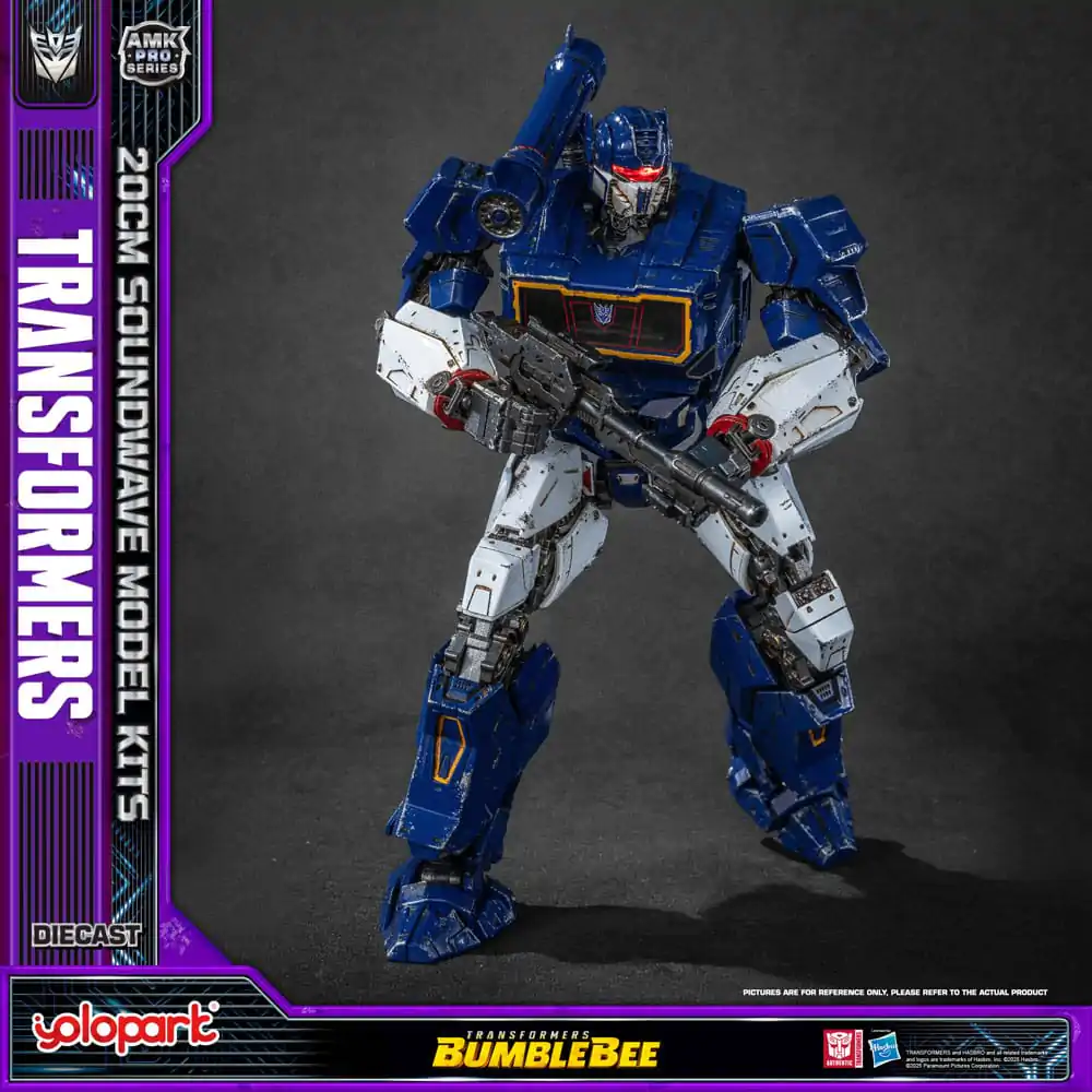 Transformers: Bumblebee AMK Pro Series plastová stavebnica modelu Soundwave (Oversea Version) 20 cm produktová fotografia