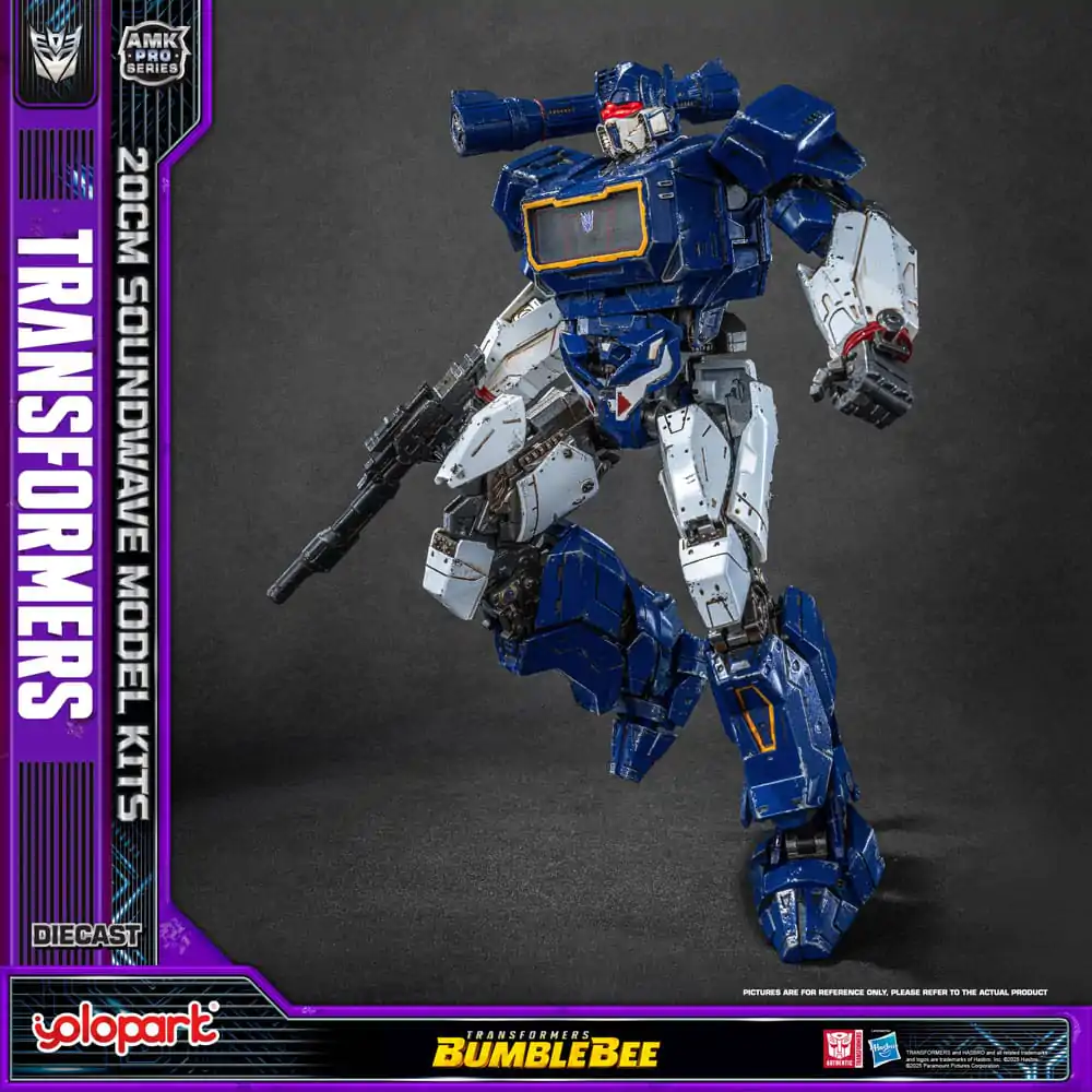 Transformers: Bumblebee AMK Pro Series plastová stavebnica modelu Soundwave (Oversea Version) 20 cm produktová fotografia