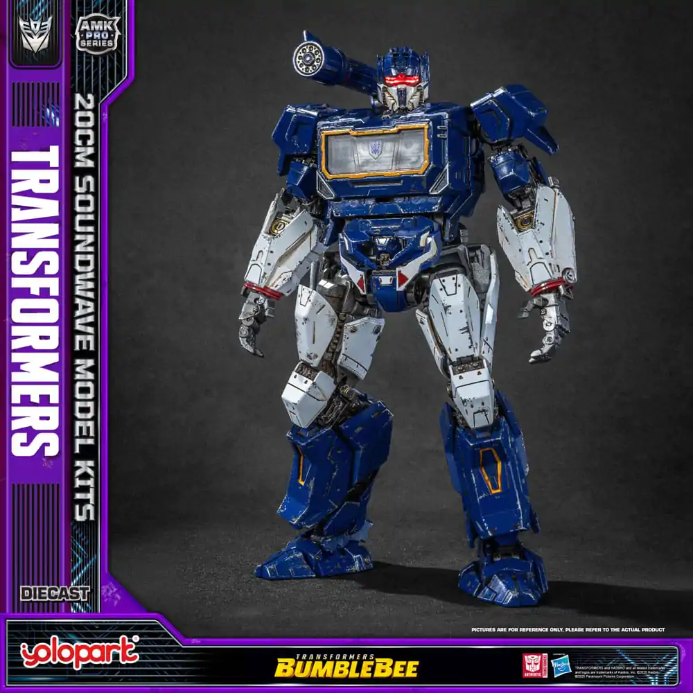 Transformers: Bumblebee AMK Pro Series plastová stavebnica modelu Soundwave (Oversea Version) 20 cm produktová fotografia