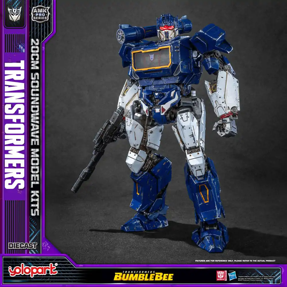 Transformers: Bumblebee AMK Pro Series plastová stavebnica modelu Soundwave (Oversea Version) 20 cm produktová fotografia