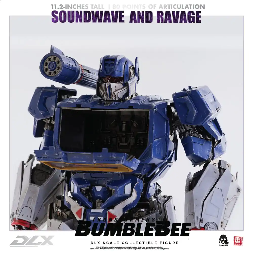 Transformers Bumblebee DLX Akčná Figúrka 2-Pack 1/6 Soundwave & Ravage 28 cm produktová fotografia