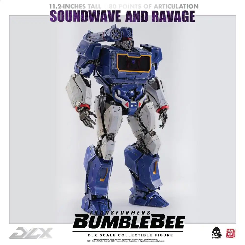 Transformers Bumblebee DLX Akčná Figúrka 2-Pack 1/6 Soundwave & Ravage 28 cm produktová fotografia
