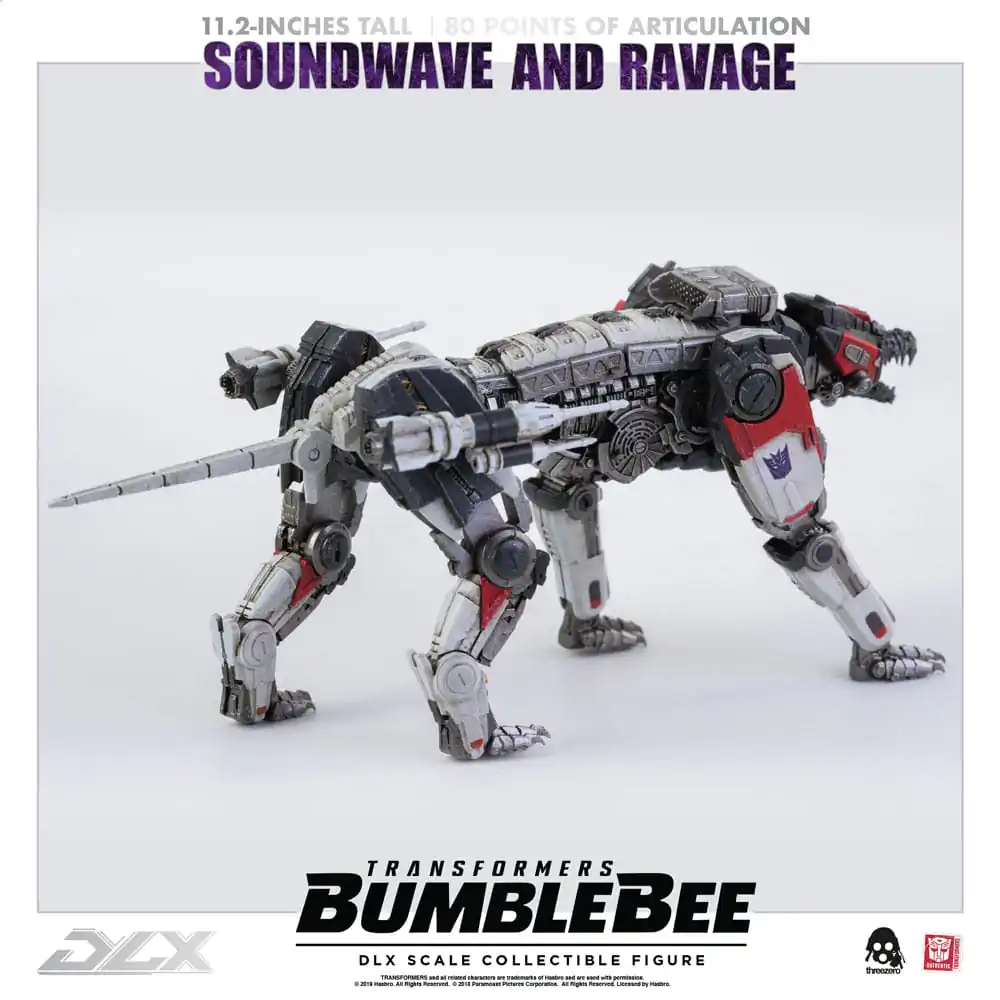 Transformers Bumblebee DLX Akčná Figúrka 2-Pack 1/6 Soundwave & Ravage 28 cm produktová fotografia