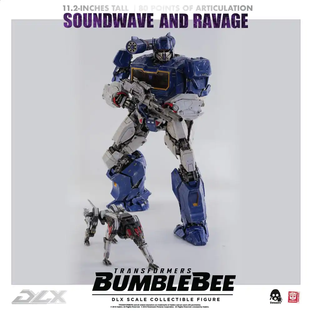 Transformers Bumblebee DLX Akčná Figúrka 2-Pack 1/6 Soundwave & Ravage 28 cm produktová fotografia