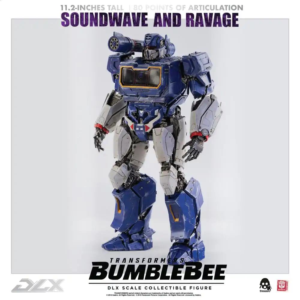 Transformers Bumblebee DLX Akčná Figúrka 2-Pack 1/6 Soundwave & Ravage 28 cm produktová fotografia