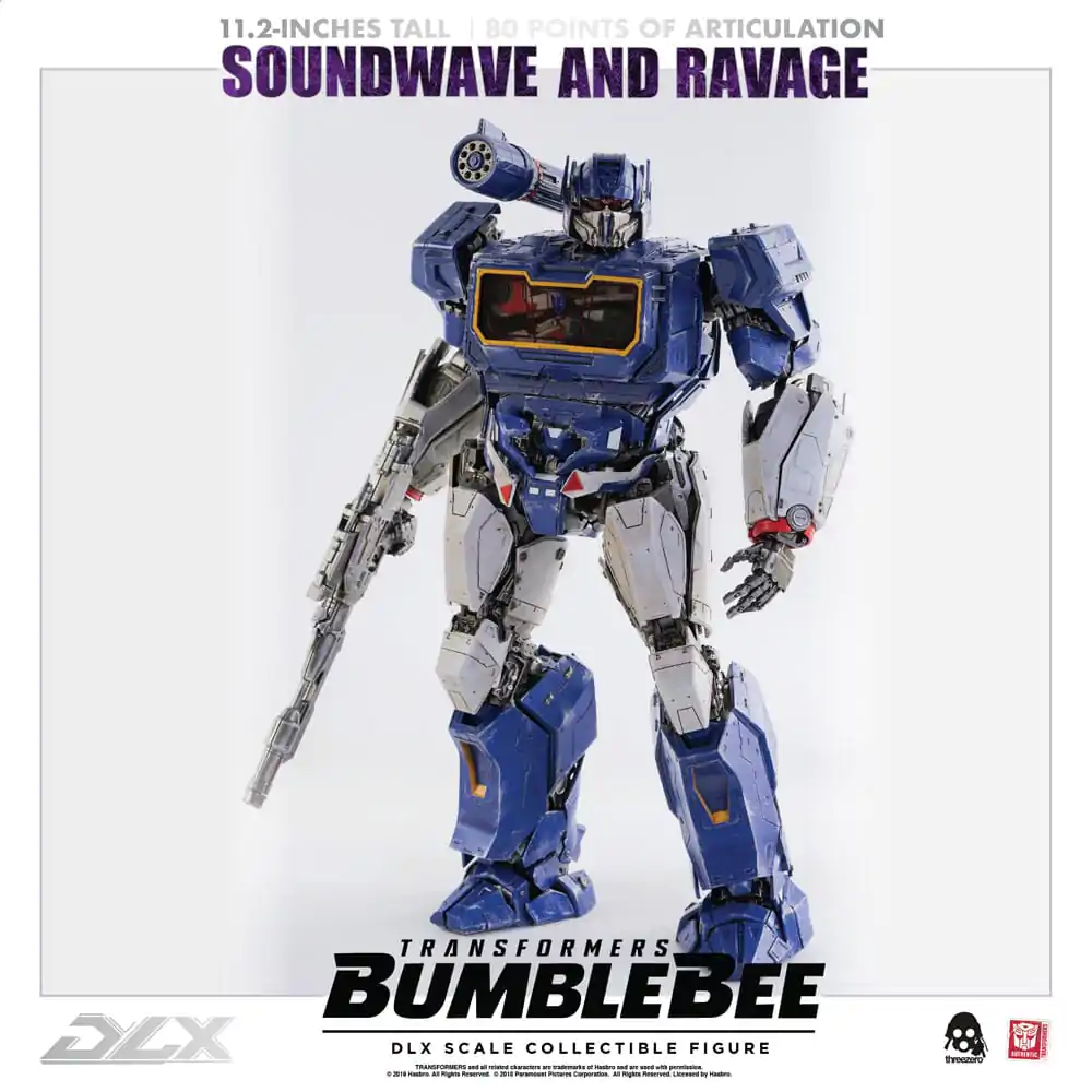 Transformers Bumblebee DLX Akčná Figúrka 2-Pack 1/6 Soundwave & Ravage 28 cm produktová fotografia