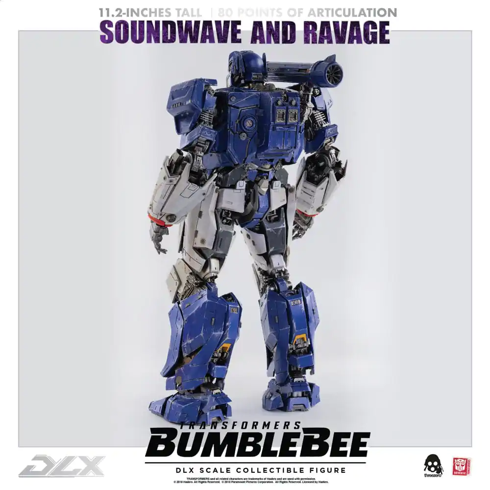 Transformers Bumblebee DLX Akčná Figúrka 2-Pack 1/6 Soundwave & Ravage 28 cm produktová fotografia