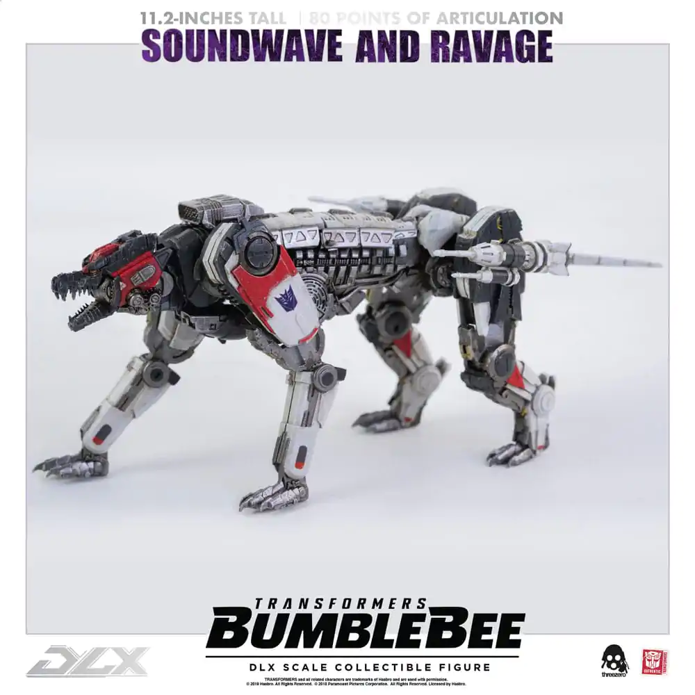 Transformers Bumblebee DLX Akčná Figúrka 2-Pack 1/6 Soundwave & Ravage 28 cm produktová fotografia