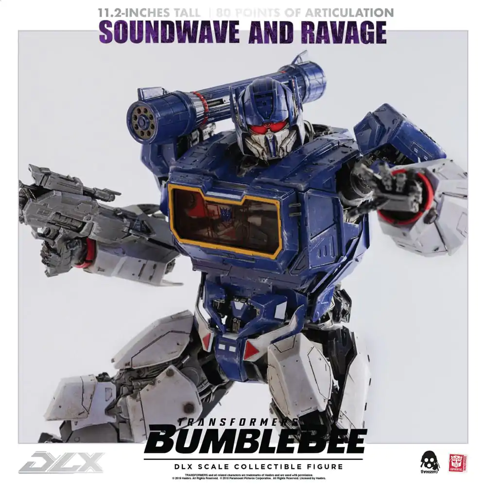 Transformers Bumblebee DLX Akčná Figúrka 2-Pack 1/6 Soundwave & Ravage 28 cm produktová fotografia