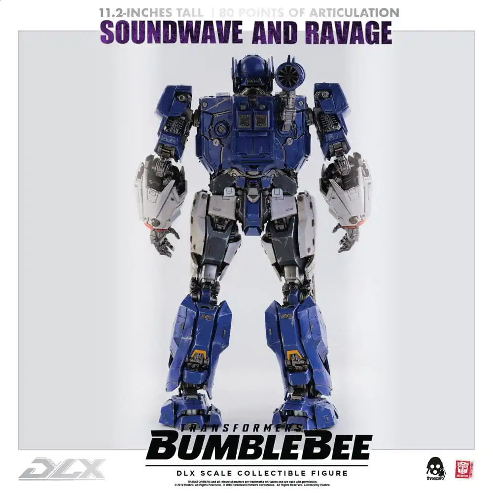 Transformers Bumblebee DLX Akčná Figúrka 2-Pack 1/6 Soundwave & Ravage 28 cm produktová fotografia