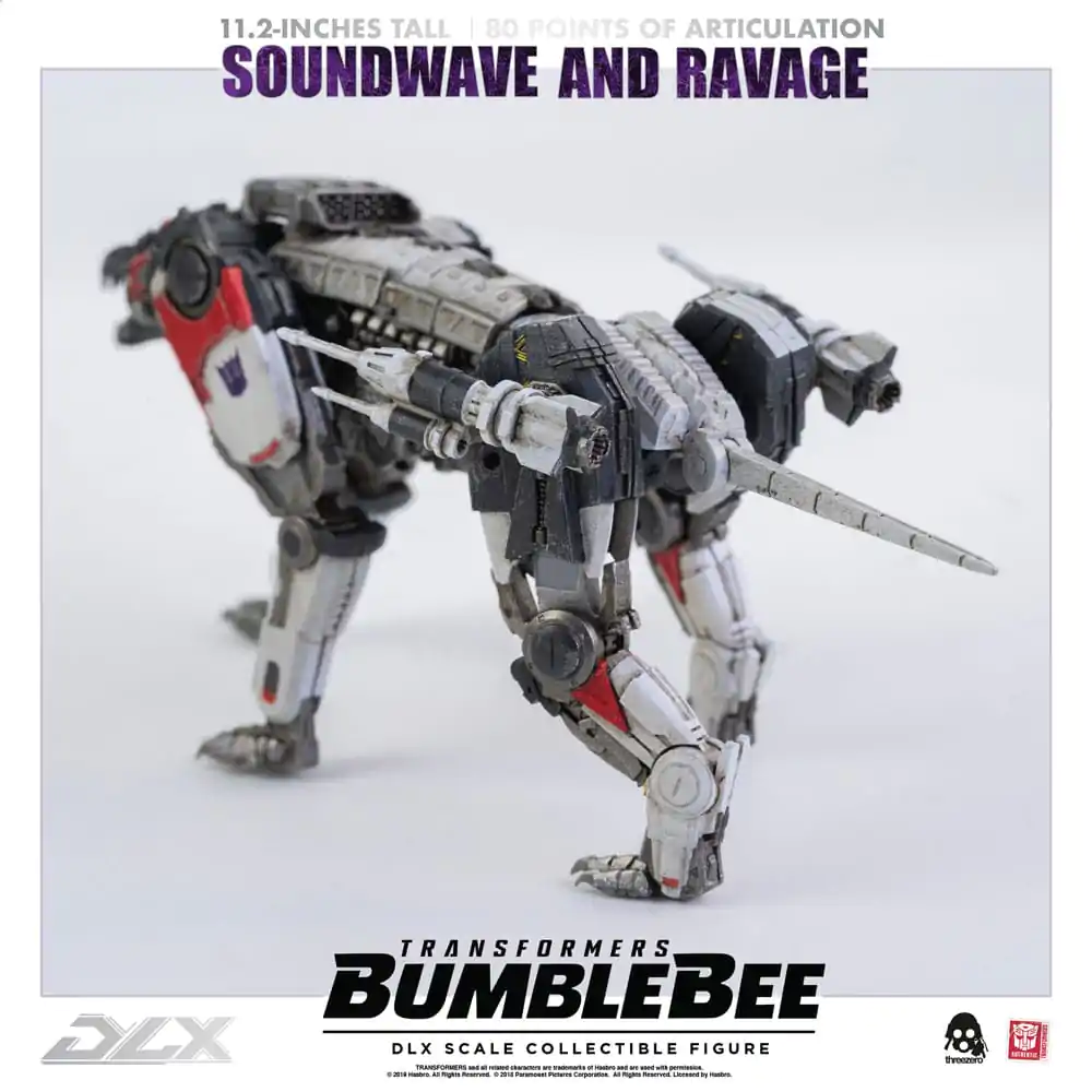 Transformers Bumblebee DLX Akčná Figúrka 2-Pack 1/6 Soundwave & Ravage 28 cm produktová fotografia