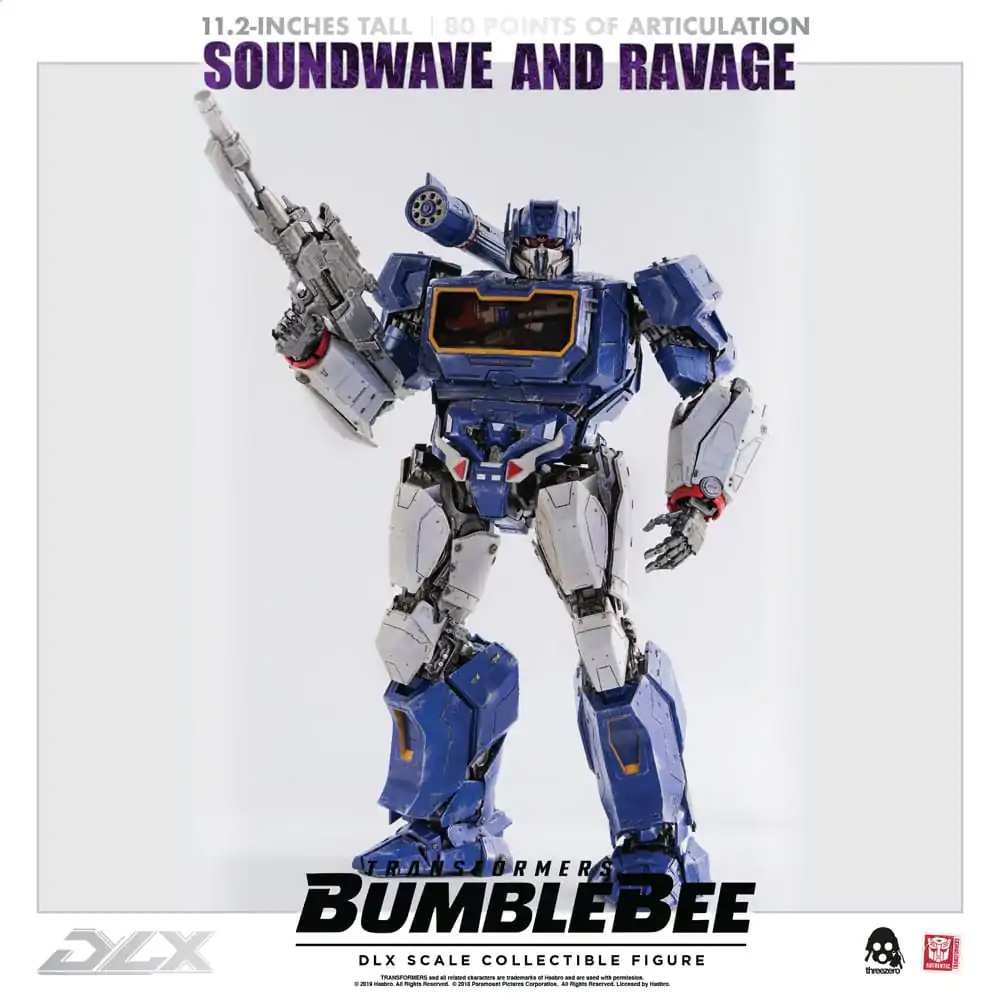 Transformers Bumblebee DLX Akčná Figúrka 2-Pack 1/6 Soundwave & Ravage 28 cm produktová fotografia