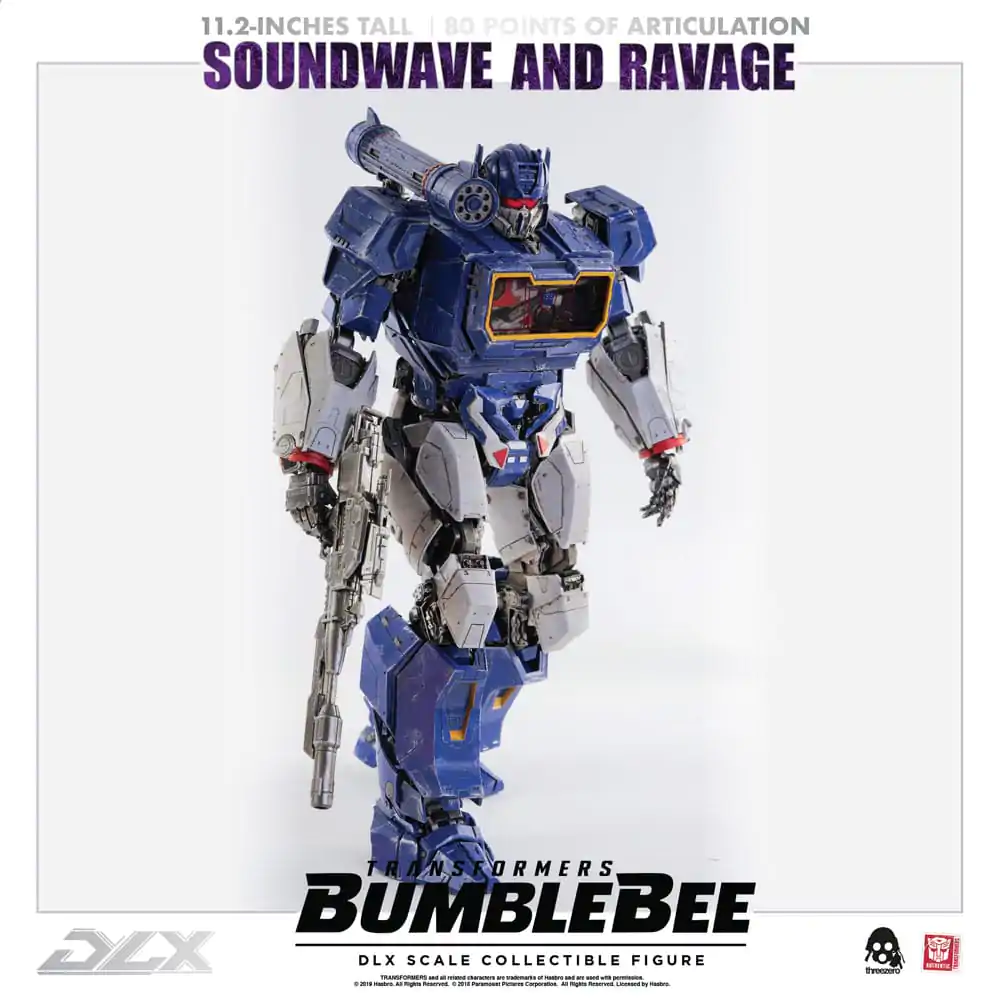 Transformers Bumblebee DLX Akčná Figúrka 2-Pack 1/6 Soundwave & Ravage 28 cm produktová fotografia