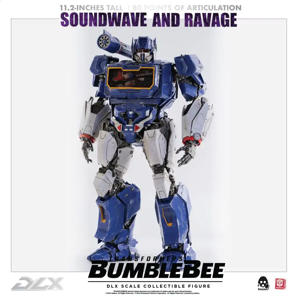 Transformers Bumblebee DLX Akčná Figúrka 2-Pack 1/6 Soundwave & Ravage 28 cm produktová fotografia