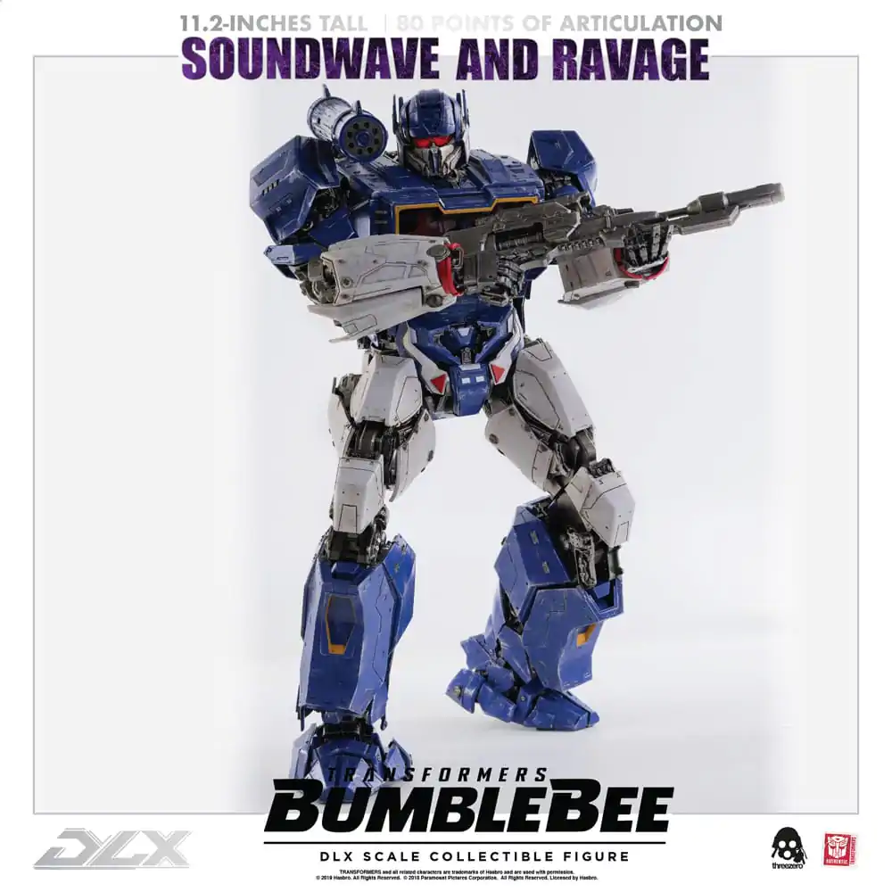 Transformers Bumblebee DLX Akčná Figúrka 2-Pack 1/6 Soundwave & Ravage 28 cm produktová fotografia