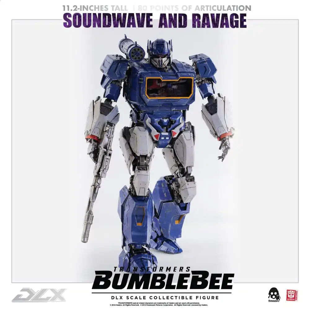 Transformers Bumblebee DLX Akčná Figúrka 2-Pack 1/6 Soundwave & Ravage 28 cm produktová fotografia