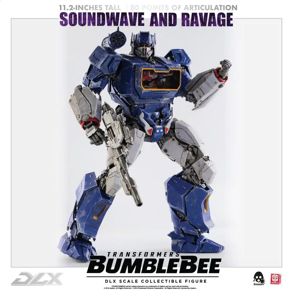 Transformers Bumblebee DLX Akčná Figúrka 2-Pack 1/6 Soundwave & Ravage 28 cm produktová fotografia
