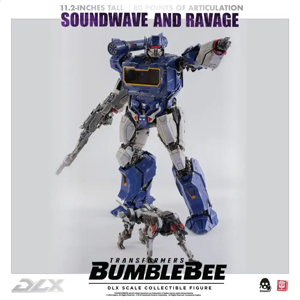 Transformers Bumblebee DLX Akčná Figúrka 2-Pack 1/6 Soundwave & Ravage 28 cm produktová fotografia