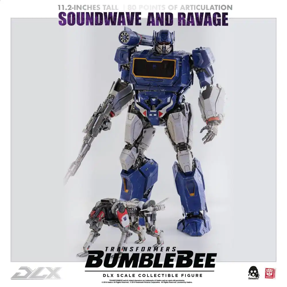 Transformers Bumblebee DLX Akčná Figúrka 2-Pack 1/6 Soundwave & Ravage 28 cm produktová fotografia
