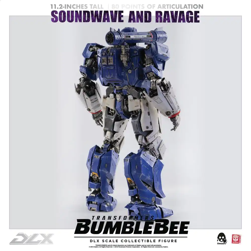 Transformers Bumblebee DLX Akčná Figúrka 2-Pack 1/6 Soundwave & Ravage 28 cm produktová fotografia