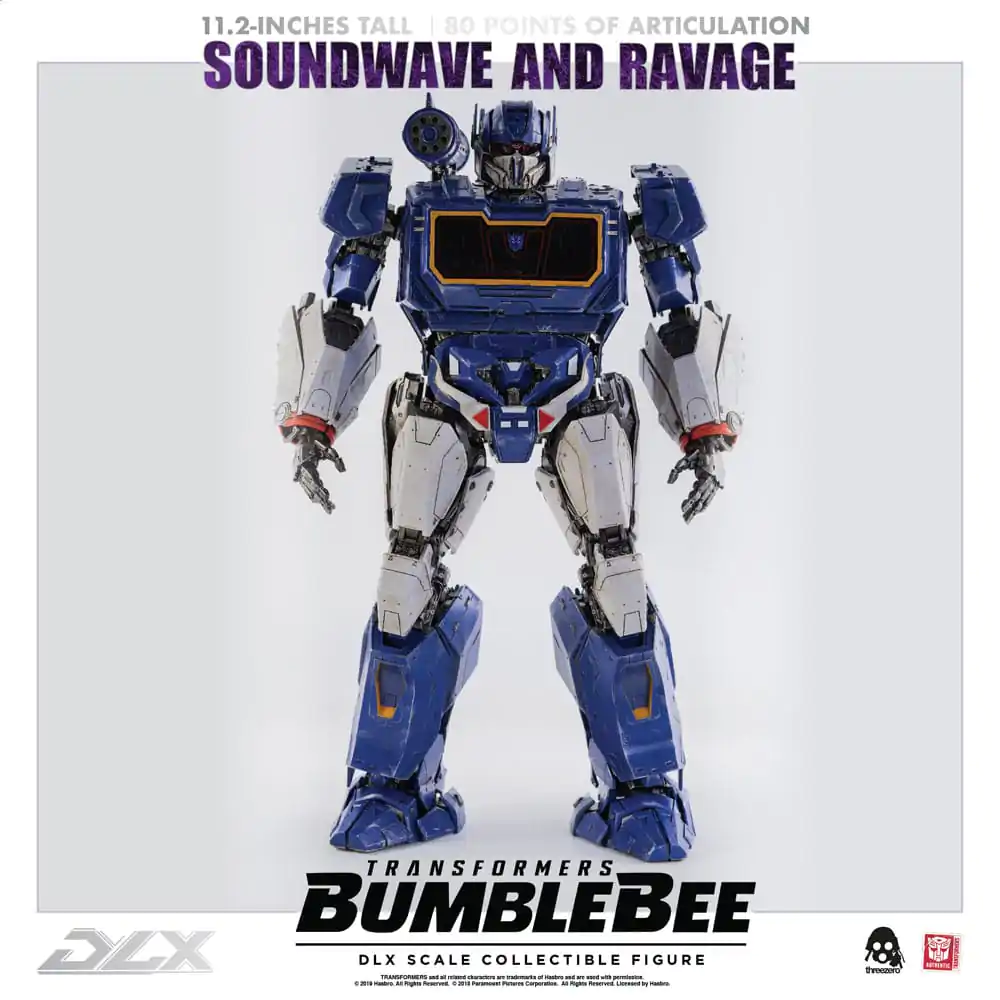 Transformers Bumblebee DLX Akčná Figúrka 2-Pack 1/6 Soundwave & Ravage 28 cm produktová fotografia