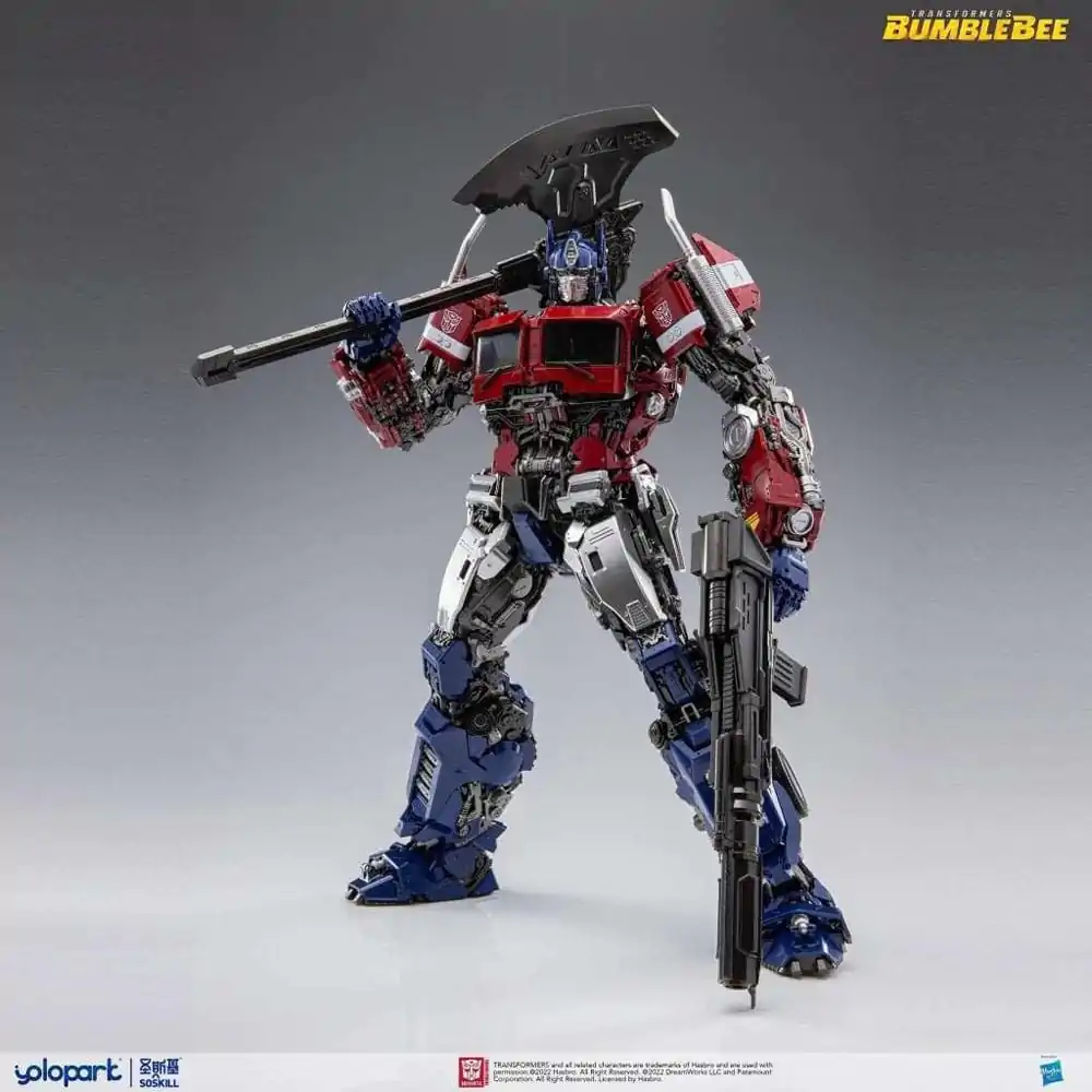 Transformers Bumblebee plastová stavebnica Earth mode Optimus Prime 30 cm produktová fotografia