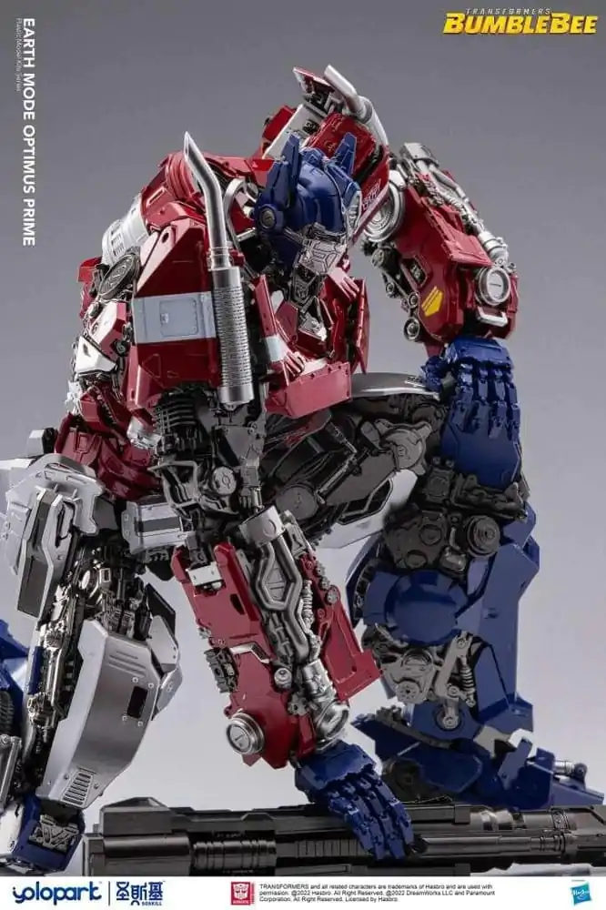 Transformers Bumblebee plastová stavebnica Earth mode Optimus Prime 30 cm produktová fotografia