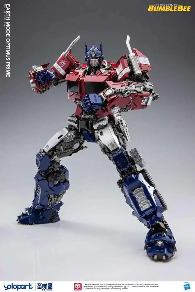 Transformers Bumblebee plastová stavebnica Earth mode Optimus Prime 30 cm produktová fotografia