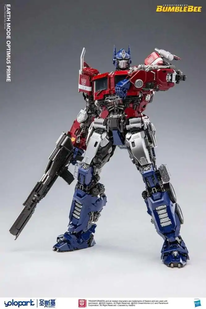 Transformers Bumblebee plastová stavebnica Earth mode Optimus Prime 30 cm produktová fotografia