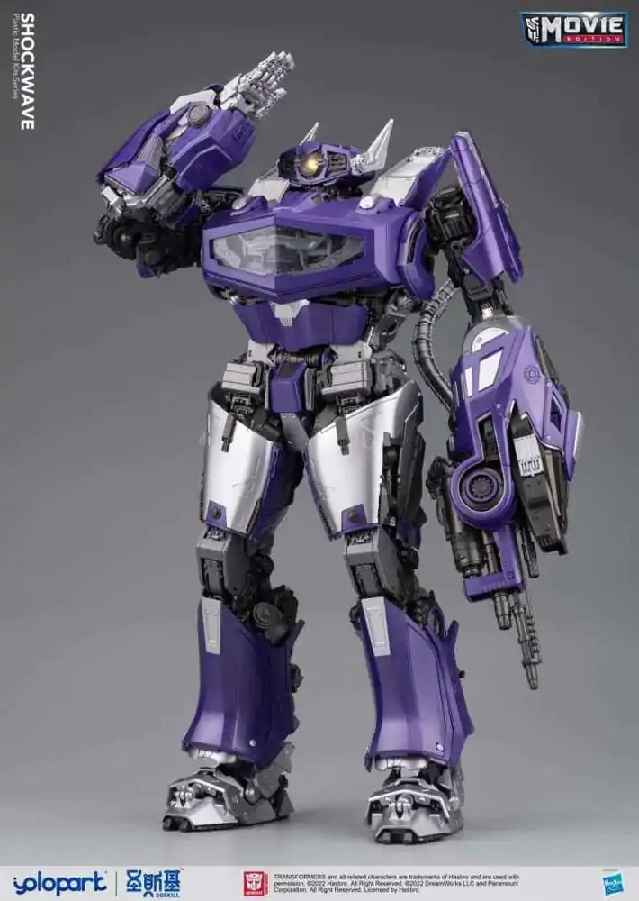 Transformers Bumblebee Plastová stavebnica Shockwave 30 cm produktová fotografia