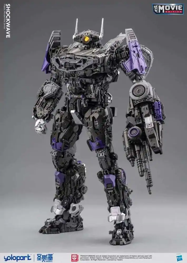 Transformers Bumblebee Plastová stavebnica Shockwave 30 cm produktová fotografia